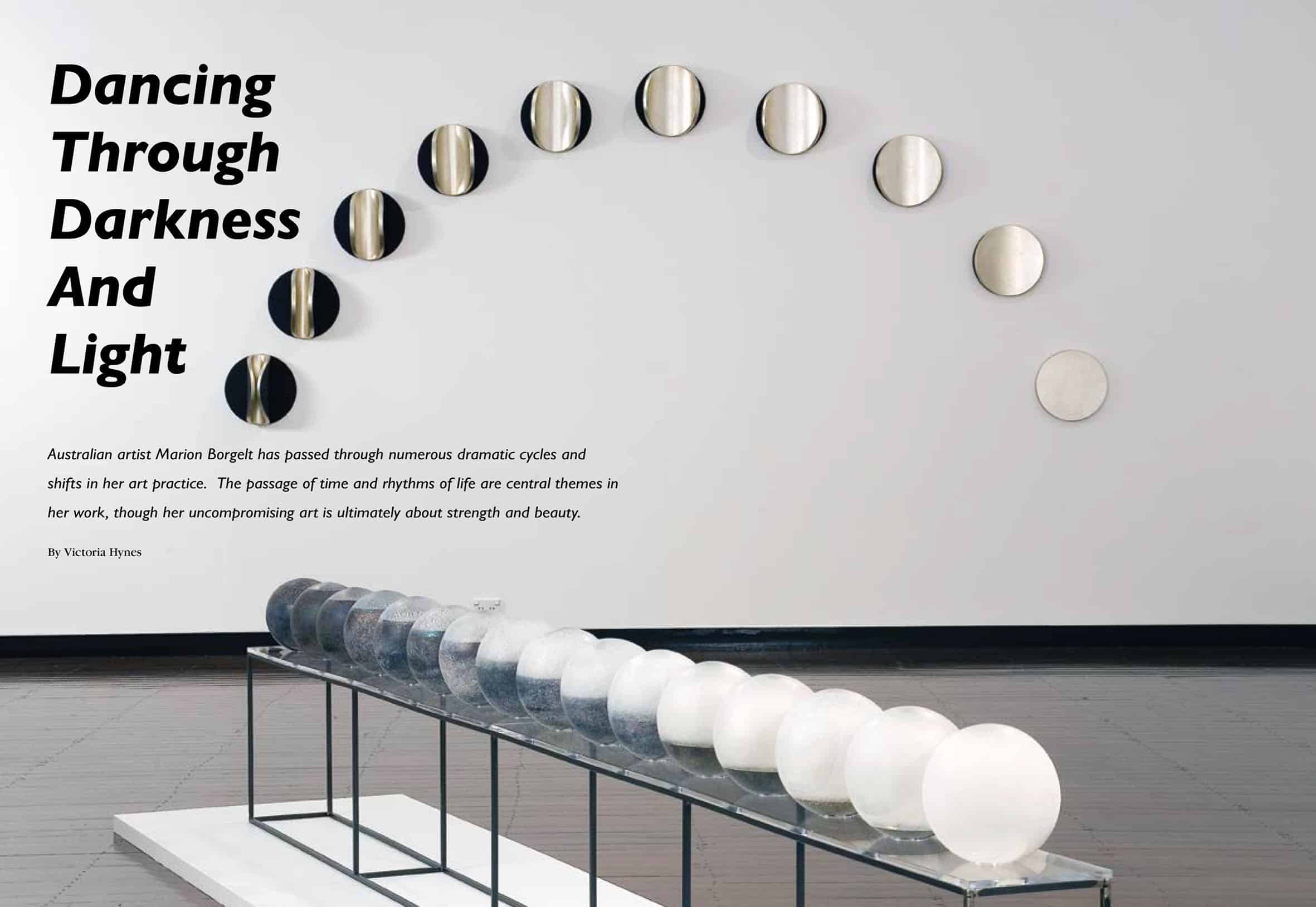 Marion Borgelt, World Sculpture News, by arts writer and editor Victoria Hynes art review